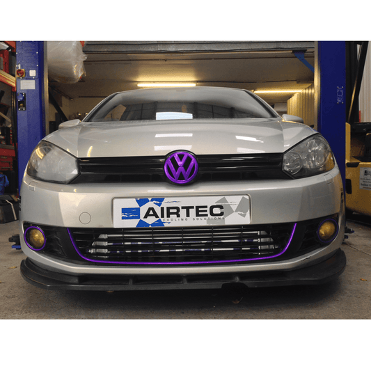 AIRTEC Front Mount Intercooler FMIC Upgrade Kit for Volkswagen Golf Mk6 2.0 TDI Common Rail (CR140) - Direct Fit, No Cutting, Retains Crash Bar