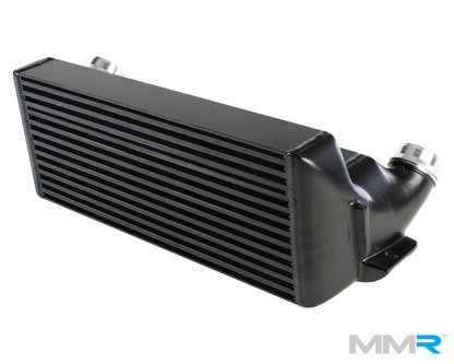 MMR High Performance Intercooler FMIC for BMW N55 F2x F3x (F20 F21 F22 F30 F31 F32)  M135i M235i 335i 435i  Stepped Bar & Plate, Direct Fit Front Mount