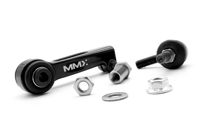 MMX Adjustable Rear Sway Bar / Anti-Roll Bar End Links (Drop Links, Link Rods) for BMW G87 M2, G80/G81 M3, G82/G83 M4 (G8X) - Billet Aluminium, Spherical/Rose Joints - Rear Stabiliser Link Upgrade - Road & Track