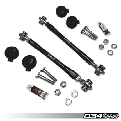 034Motorsport Billet Adjustable Front Sway/Anti-Roll/Stabilizer Bar End Link Kit - BMW E9X 3 Series Non-M (E90 E91 E92 E93) Drop Links | Spherical Bearing Heavy Duty ARB Link Rods | OE 31 35 6 765 933
