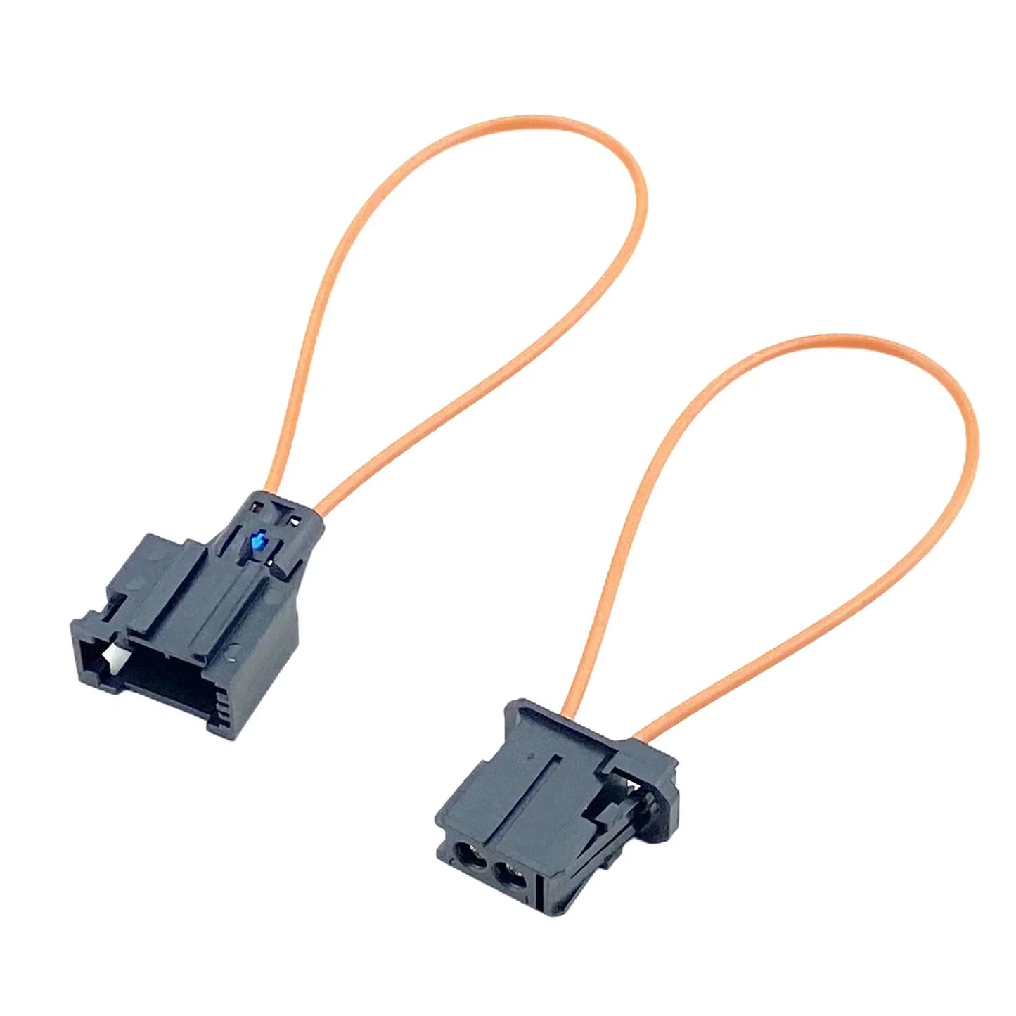 Mr12Volt MOST Fibre Optic Bypass Loop Connector Set (Male & Female)  MOST Bus Diagnostic Loopback for Car Audio/Infotainment, Standard MOST Connector, BMW/Mercedes/Audi/Porsche/Jaguar/Land Rover/Volvo/VW