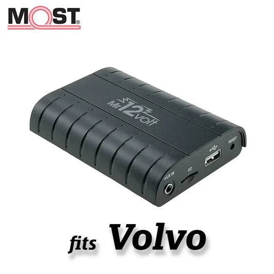 Mr12Volt P600 Volvo MOST Bluetooth Adapter  C30 C70 S40 V50 S80 V70 XC70 XC90  OEM Integration for A2DP Music Streaming & Handsfree Calls, USB/microSD/AUX  CD Changer Emulator