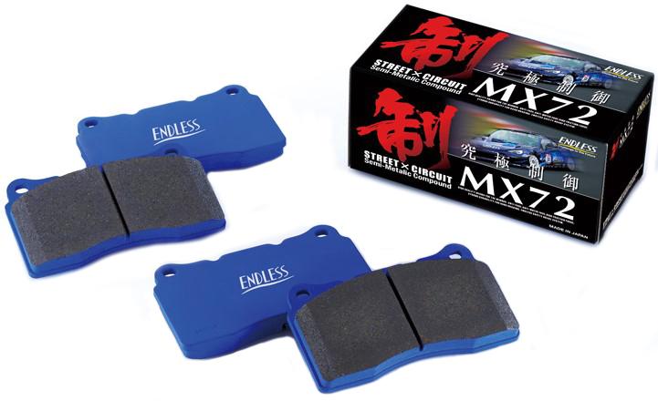 Endless MX72 Ceramic Carbon Performance Uprated Front Brake Pads for BMW Mini Cooper S R53/R56 TRW Caliper | Fast Road, Street & Track Day, Low Dust | EIP140 Pad Set