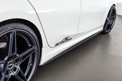 Genuine AC Schnitzer Matt Black M Sport Side Skirt Extensions Set for BMW 3 Series G20/G21 (2018+) Saloon & Touring/Estate – Sill Covers Rocker Panel Skirts/Aero Blades Kit – Fits 316d 318d 318i 320d 320i 330d 330e 330i M340i xDrive – 5171320310