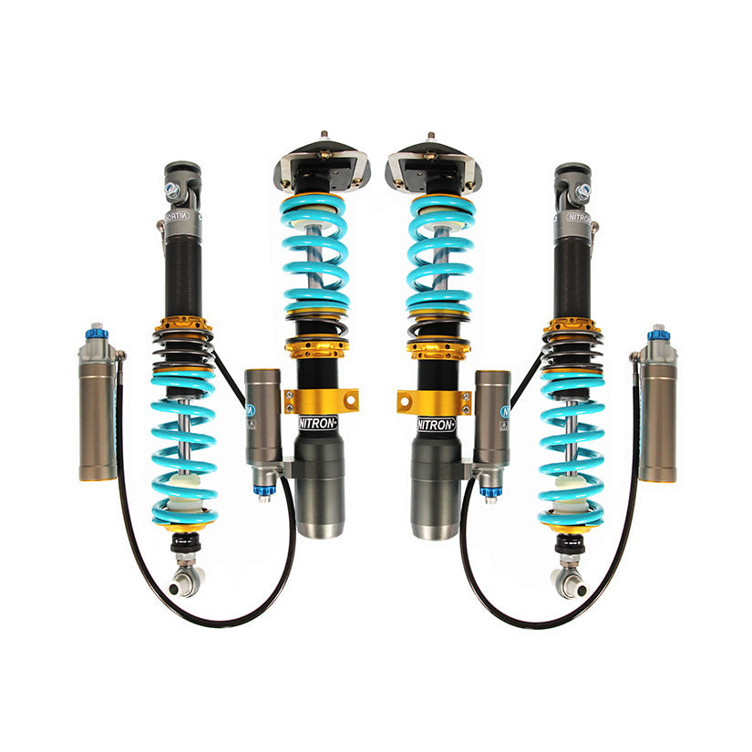 Nitron NTR R3 3-Way Adjustable Race Coilovers Suspension Kit for Ford Escort Mk2 (MK2) 1975-1980 - Triple Adjustable Racing Shocks/Dampers, Track Day & Fast Road Motorsport Coilover Kit 75-80 Classic Ford