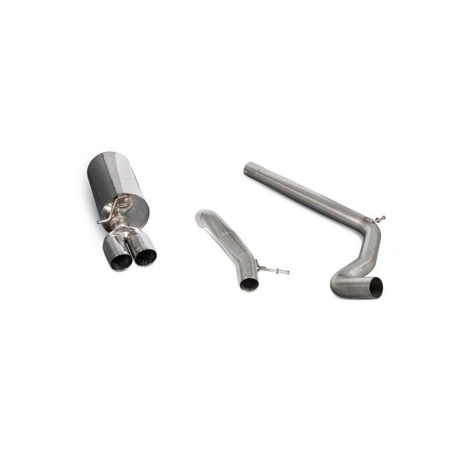 Scorpion Exhausts - MK5 Polo 6C GTi Cat Back Exhaust - None Resonated (MULTIPLE OPTIONS)