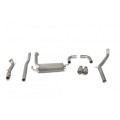 Fiat 500/595/695 Abarth (IHI & Garrett Turbo) Scorpion Exhausts Cat Back None Resonated