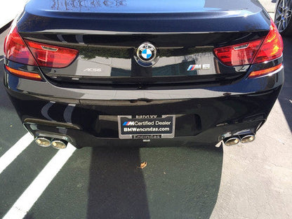 BMW 6 Series 640i (F12/F13) AC Schnitzer Quad Exhaust Axle-Back - 90mm Polished Chrome Tailpipes, Performance Rear Silencer/Backbox Upgrade Coupe/Cabriolet