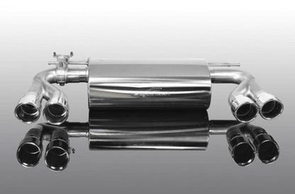 AC Schnitzer Quad Exit Valved Axle-Back Sports Exhaust for BMW M2 F87 (2016-2021) – Rear Silencer/Back Box Muffler, 90mm Tips, Stainless Steel – Polished Chrome or Matte Black