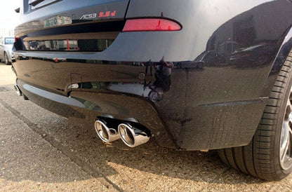 AC Schnitzer Quad Exit Sports Exhaust for BMW X3 F25 (2010-2017) petrol & diesel | Rear Silencer / Back Box | Performance Stainless Steel Quad Tip Muffler, 90mm Tips, Quad Exit Conversion | Polished Chrome or Black Ceramic
