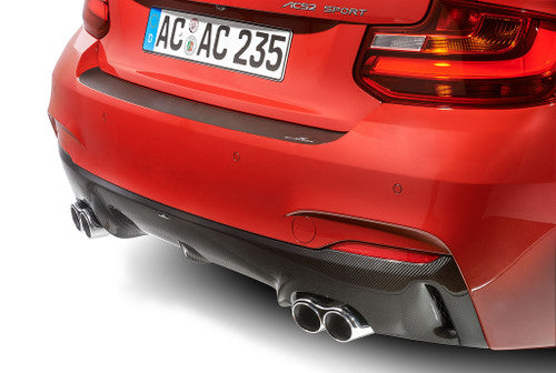 AC Schnitzer Quad Exit Axle-Back Performance Exhaust Rear Silencer/Back Box with Evo Tailpipes for BMW 2 Series M235i (F22) – Valved Stainless Steel Sports Muffler, Quad Tailpipe Conversion, Without Sound Tube