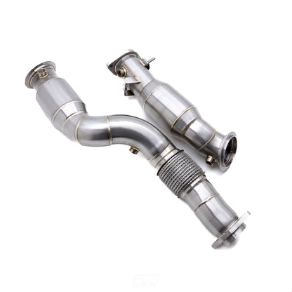 R44 BMW S58 200 Cell Sports Cat Downpipes For BMW G80/G81 M3, G82/G83 M4 & G87 M2