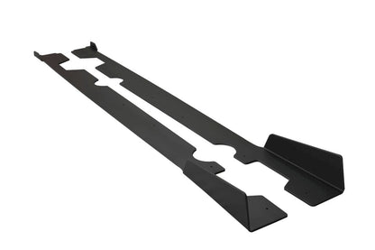 Maxton Design - Racing Side Skirts Splitters Ford Fiesta MK7 ST Facelift (2013-2017)