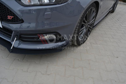Maxton Design - FRONT RACING SPLITTER V.2 FORD FOCUS 3 ST (FACELIFT)
