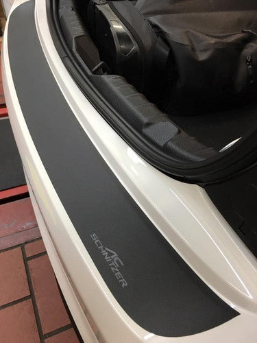 AC Schnitzer Boot Sill Protector & Rear Bumper Top Guard for BMW M2 F87 (2016–2021) – Trunk Entry Scuff Plate / Load Lip Cover, Satin Black, Adhesive OEM-Style Fit