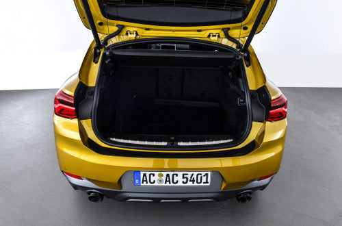 AC Schnitzer Rear Bumper Protector Strip for BMW X2 F39 - Boot/Trunk Lip/Sill/Load Edge Tailgate Entry Guard, Cargo Luggage Area Scuff Plate Cover, Adhesive Fit, OEM Style (2018-2023)