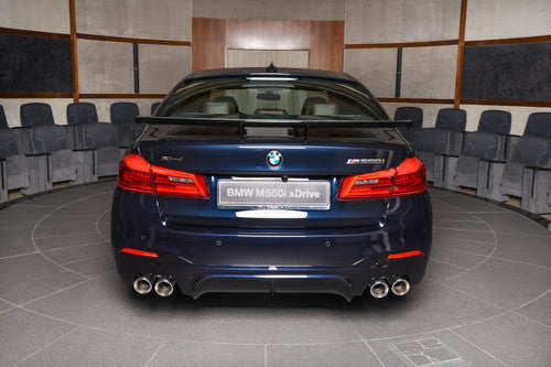 Genuine AC Schnitzer Rear Diffuser / Rear Valance Insert for BMW 5 Series G30 G31 (2017-2023) M Sport Rear Bumper - Saloon & Touring Estate - Rear Bumper Lower Skirt/Apron Trim, Body Kit Upgrade, Paintable Primer, OEM Fit