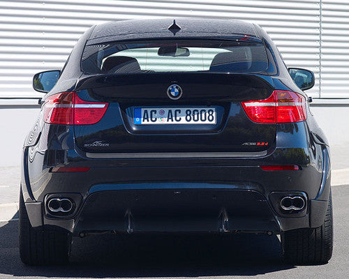 AC Schnitzer Rear Bumper Diffuser / Rear Diffuser Insert / Rear Valance for BMW X6 E71 (2008-2014) - Rear Apron Lower Bumper Skirt Trim | Aero Body Kit Styling | Detachable Tow Bar Cover Option