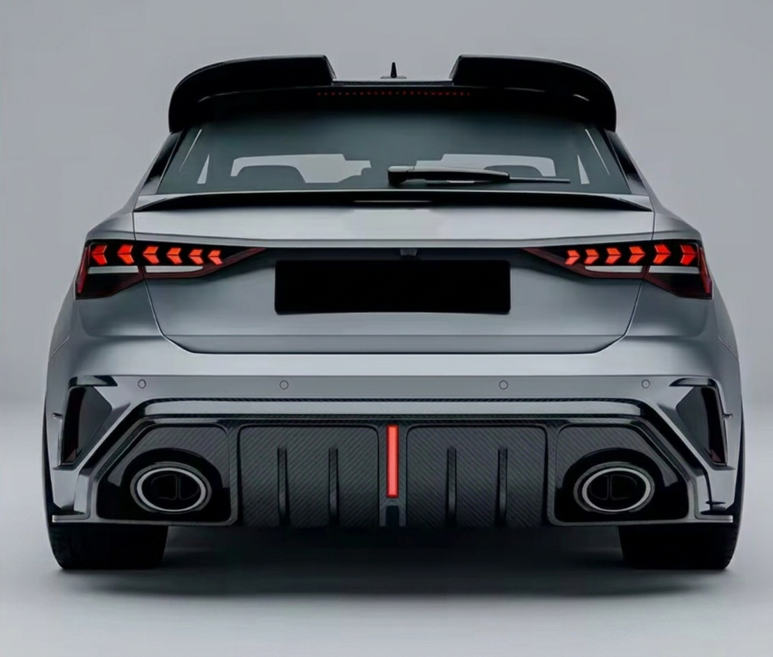 Audi A3/S3/RS3 8Y Carbon Fiber Rear Spoiler Wing