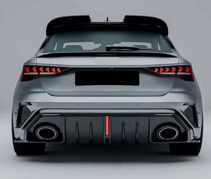Audi A3/S3/RS3 8Y Carbon Fiber Rear Spoiler Wing