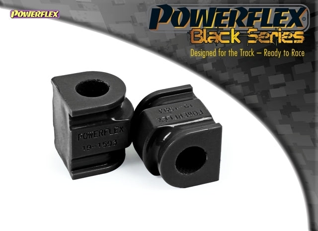 Powerflex Black Series Front Anti Roll Bar to Chassis Bushes 19mm (Pair) for Ford Fiesta Mk7 ST (2013-on) - Track Polyurethane - PFF19-1503-19BLK