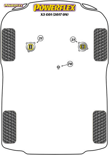Powerflex Clutch Fork Pivot Pin - X3 G01 (2017 on) - PFF5-470