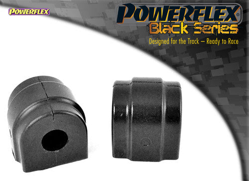 Powerflex Black Series Front Sway/Anti Roll Bar Bushes/Bushings 22.5mm - BMW E46 3 Series Compact (316ti/318ti) - Polyurethane ARB Stabiliser/Stabilizer Mounts, Track/Performance - PFF5-4602-22.5BLK