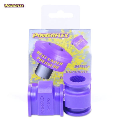 Powerflex Front ARB/Anti-Roll Bar Bushes/Bushings 22mm for Ford Fiesta Mk7 2008-on | Polyurethane Sway Bar Stabiliser/Stabilizer D-Bush Mounts (Pair) | Road Series Polybush Kit | PFF19-2203-22