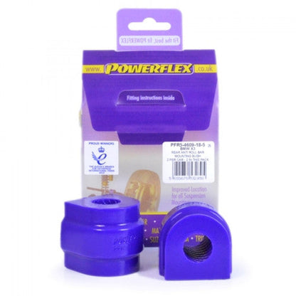 Powerflex Polyurethane Rear Anti-Roll/Sway/Stabiliser Bar Mounting Bushes/Bushings 18.5mm for BMW X3 E83 2003–2010 | PFR5-4609-18.5 | ARB Clamp Suspension Polybush Kit | Replaces 33503411987