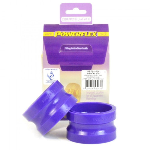 Powerflex PFF5-1404 Front Anti Roll Bar Mounting Bushes (Pair) for BMW X6 E71 2007-On with Active Anti Roll Bars/Dynamic Handling | Polyurethane ARB Sway Bar Bush Kit | OE 37116771932