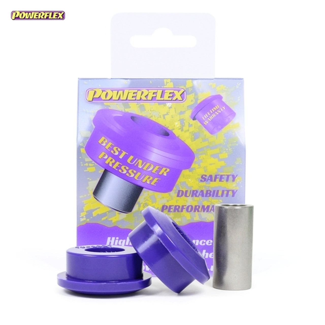 Powerflex PFF19-2221 40mm Lower Engine Torque Arm Small Bush | Dog Bone/Pendulum Engine Mount Bushing | Ford Fiesta ST MK8 1.5 EcoBoost ST200 2017+ | Rear Gearbox/Transmission Torque Link | Road Series