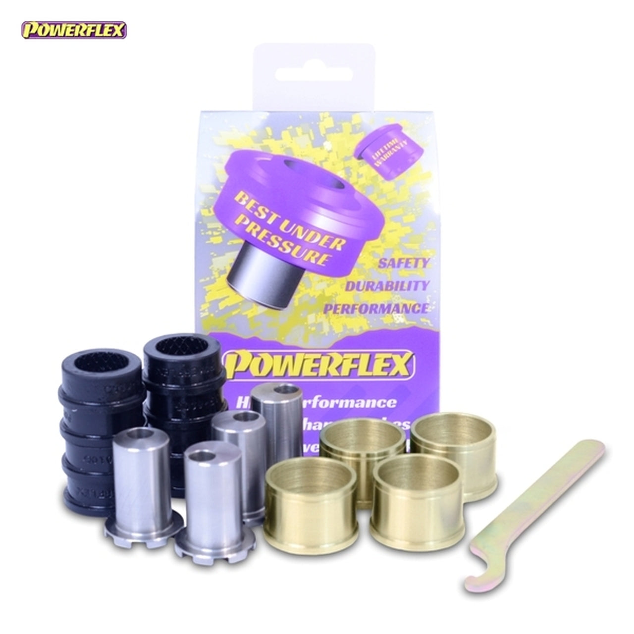 Ford Focus RS Mk3 (2016-2018) Powerflex Polyurethane Bushes & Mounts - Full Range Suspension, Wishbone, Anti-Roll Bar, Engine & Torque Mount Upgrades