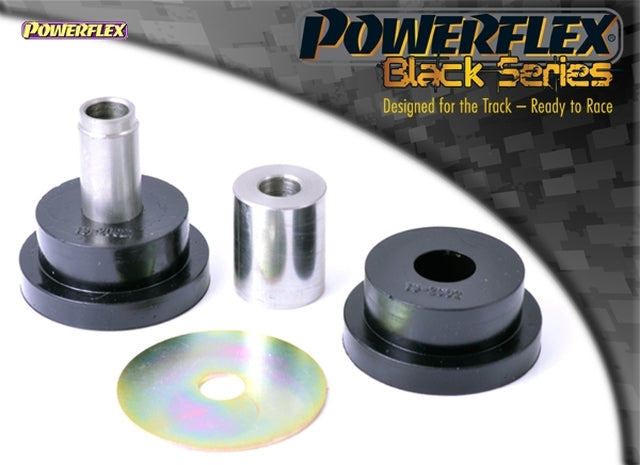 Powerflex Black Series PFF19-2002BLK Lower Engine Mount/Lower Torque Mount Small Bush 30mm Oval Bracket - Ford Fiesta ST Mk7 ST180 2013-on | Dogbone Bush/Bushing | Torque Arm/Gearbox/Transmission Mount Insert | 95A Polyurethane Track/Motorsport