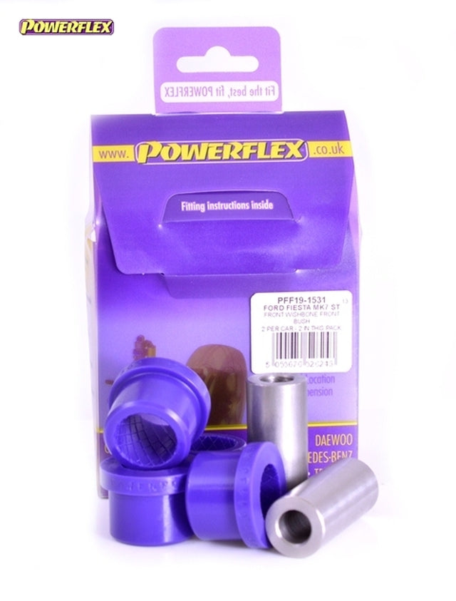Powerflex PFF19-1531 Front Lower Control Arm/Wishbone Forward Bush Kit for Ford Fiesta ST Mk7/ST180/ST200 (2013-on, 1.6 EcoBoost) - Road Series Polybush Polyurethane LCA Bushing 14mm Bore/ID