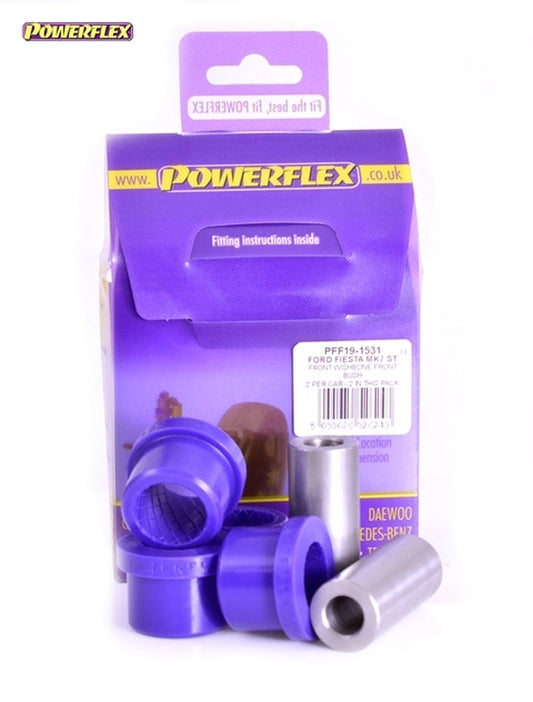 Powerflex PFF19-1531 Front Lower Control Arm/Wishbone Forward Bush Kit for Ford Fiesta ST Mk7/ST180/ST200 (2013-on, 1.6 EcoBoost) - Road Series Polybush Polyurethane LCA Bushing 14mm Bore/ID