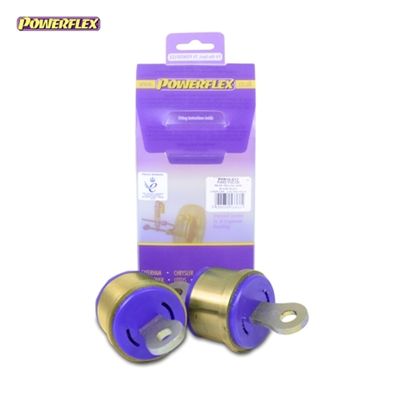 Ford Focus RS Mk3 (2016-2018) Powerflex Polyurethane Bushes & Mounts - Full Range Suspension, Wishbone, Anti-Roll Bar, Engine & Torque Mount Upgrades