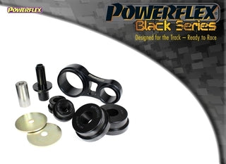 Powerflex Black Series 95A Rear Lower Engine/Gearbox Torque Mount/Arm (Dogbone/Pendulum) with CNC Alloy Bracket & Poly Bush - Ford Fiesta Mk7 2008-2017 incl ST180/ST200 - Track/Race Upgrade - PFF19-2020BLK