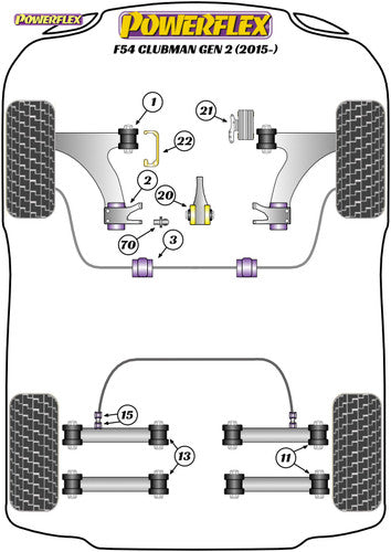 BMW Z4 E89 (2009-on) Manual Clutch Pivot Ball/Stud – Stainless Release/Throwout Fork Pivot Pin Upgrade – Powerflex PFF5-270 – Direct OE Replacement 21518607922