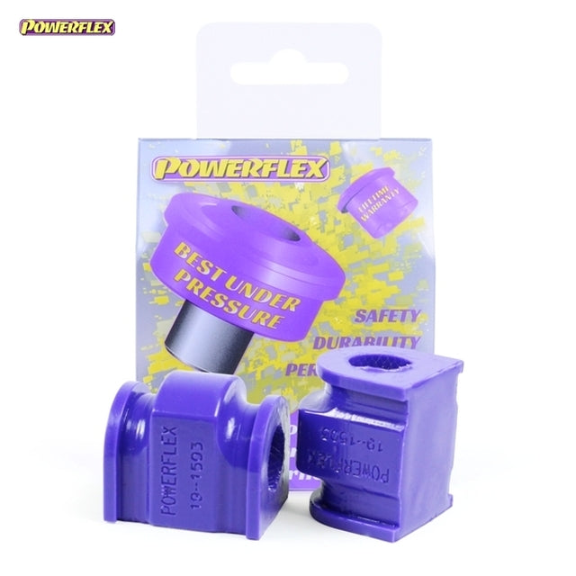 Powerflex 19mm Front Anti Roll Bar/ARB/Sway/Stabiliser/Stabilizer Bar to Chassis Bushes/Bushings for Ford Fiesta Mk7 ST/ST180 2013-On - Polyurethane D-Bush Pair - PFF19-1503-19 - Replaces OE 1802812