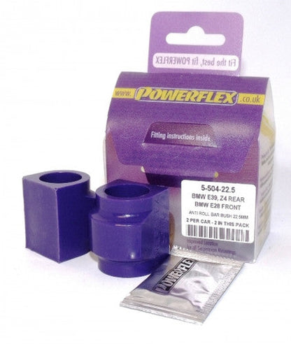 Powerflex Polyurethane Rear Anti-Roll/Sway Bar Mounting Bushes 22.5mm (Pack of 2) - PFR5-504-22.5 - BMW 3 Series E46 Xi/XD 4WD