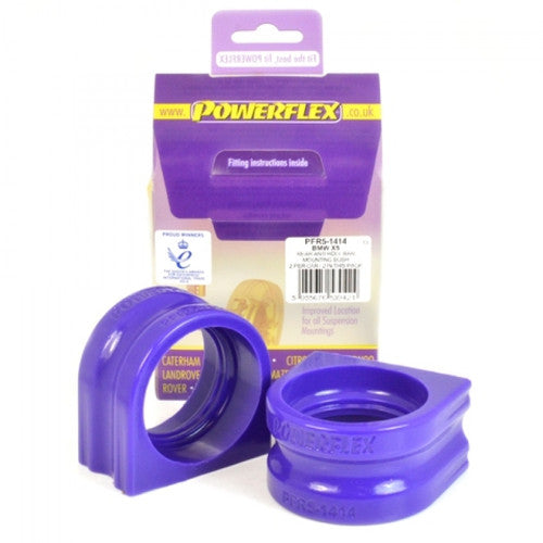 Powerflex PFR5-1414 Polyurethane Rear Anti Roll Bar / Sway Bar / Stabilizer/Stabiliser Bar Mount Bushes Kit for BMW X5 F15 2013-on - ARB Bushing Upgrade for Dynamic Handling & Active Roll Stabilisation - Replaces 37126771939