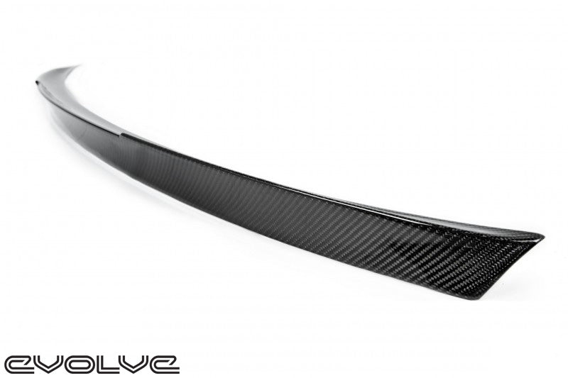 RKP Composites Carbon Fibre/Fiber Boot/Trunk Lip Spoiler for BMW 2 Series M2 F87 (2016-2021) & M2 Competition - Decklid Ducktail Rear Wing | Gloss Carbon OEM-Style Tailgate Lip | M2C Coupe