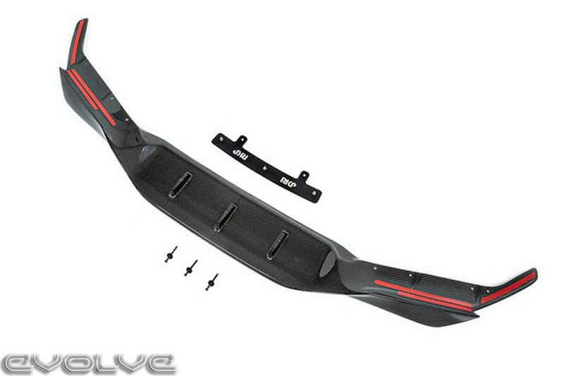 RKP Gloss Carbon Fibre Front Lip Spoiler Splitter for BMW 5 Series M5 F90 Pre-LCI (2017-2020) - Front Bumper Chin Spoiler/Aero Lip, Carbon Fiber OE+ Upgrade, Pre-Facelift Lower Splitter/Front Valance