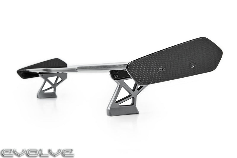 RKP GTS-Style Carbon Fibre/Fiber Rear Wing Spoiler Aerofoil for BMW M4 F82 Coupe (2014–2020) – Boot/Trunk Wing, OEM-Style Fitment, Carbon Endplates, Billet Aluminium Uprights, Track Performance Downforce Kit