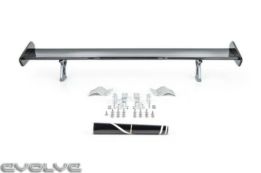 RKP GTS-Style Carbon Fibre/Fiber Rear Wing Spoiler Aerofoil for BMW M4 F82 Coupe (2014–2020) – Boot/Trunk Wing, OEM-Style Fitment, Carbon Endplates, Billet Aluminium Uprights, Track Performance Downforce Kit