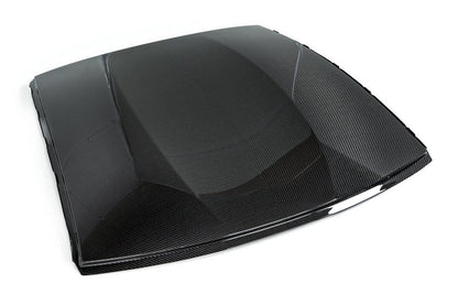 RKP Full Carbon Fibre/Fiber Roof Skin/Panel for Toyota GR Supra A90 MK5/MKV (J29) - Replacement Roof Shell Conversion, Lightweight (9 lb saving) Double Bubble/Twin Hump, V-Weave V-Pattern - Made in USA