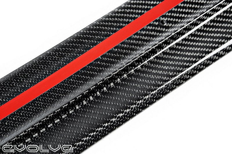 RKP Composites Carbon Fibre Side Skirts for BMW 3 Series F80 M3 (2014-2018) - Direct-Fit Side Skirt Extensions/Side Blades, 2x2 Twill, Vacuum Infused, Pair, Made in USA