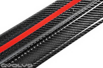 RKP Composites Carbon Fibre Side Skirts for BMW 3 Series F80 M3 (2014-2018) - Direct-Fit Side Skirt Extensions/Side Blades, 2x2 Twill, Vacuum Infused, Pair, Made in USA