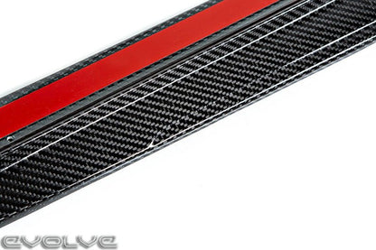 RKP Composites Carbon Fibre Side Skirts for BMW 5 Series F90 M5/M5 Competition - OEM+ Side Skirt Extensions, 2x2 Weave, Vacuum Infused (Pair)