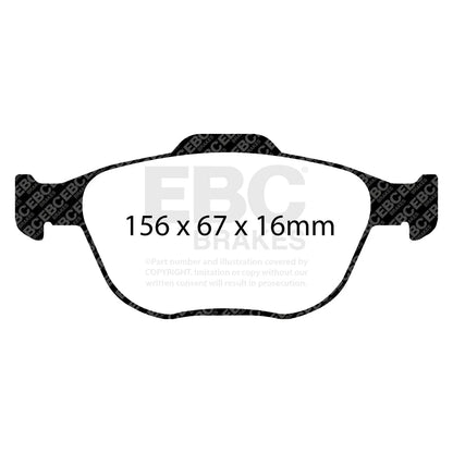RP-1™ Track and Racing Brake Pads - MK6 fiesta ST150